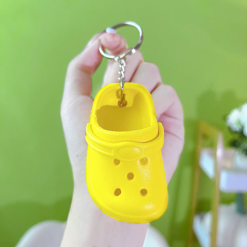 Wholesale Mini Hole Shoes PVC Keychain